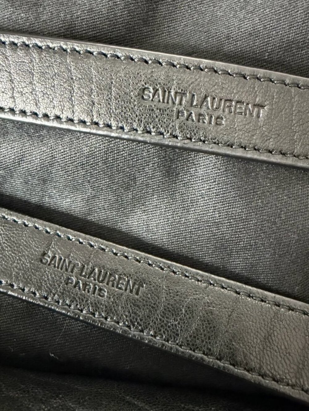 Saint Laurent Quilted Lambskin Leather XL Niki Bag Black - Picture 3 of 14